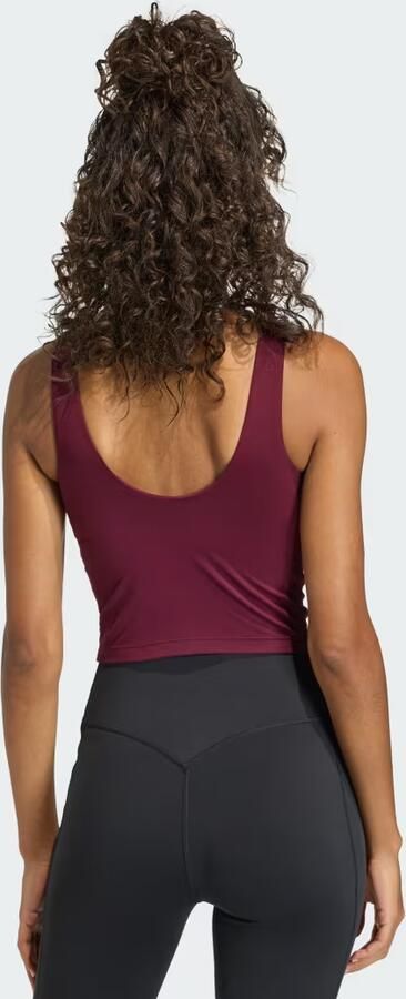 Adidas 3-Stripes Studio All Me Light Support Tanktop - Foto 6