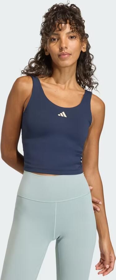 Adidas 3-Stripes Studio All Me Light Support Tanktop