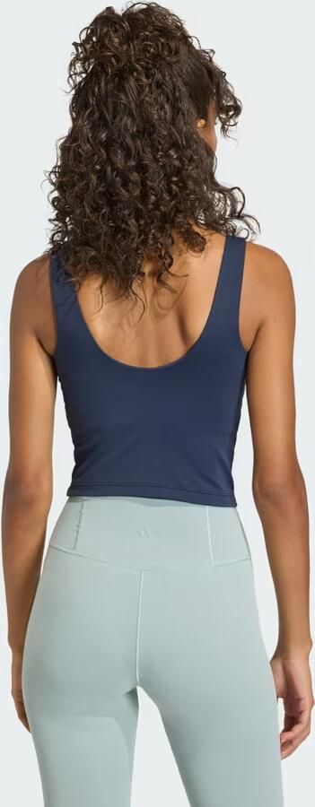 Adidas 3-Stripes Studio All Me Light Support Tanktop - Foto 6