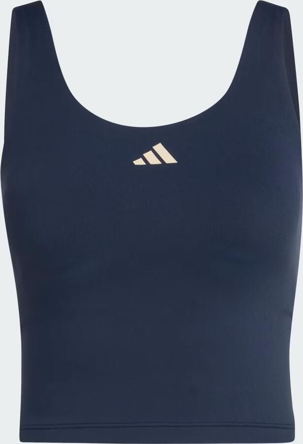 Adidas 3-Stripes Studio All Me Light Support Tanktop - Foto 4