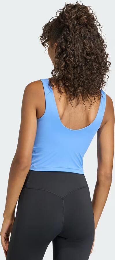 Adidas 3-Stripes Studio All Me Light Support Tanktop - Foto 6