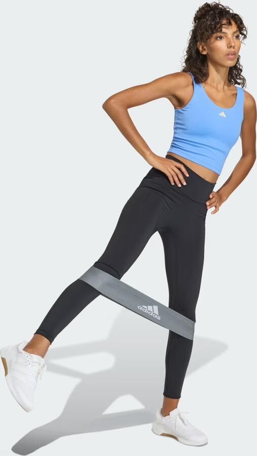 Adidas 3-Stripes Studio All Me Light Support Tanktop - Foto 5