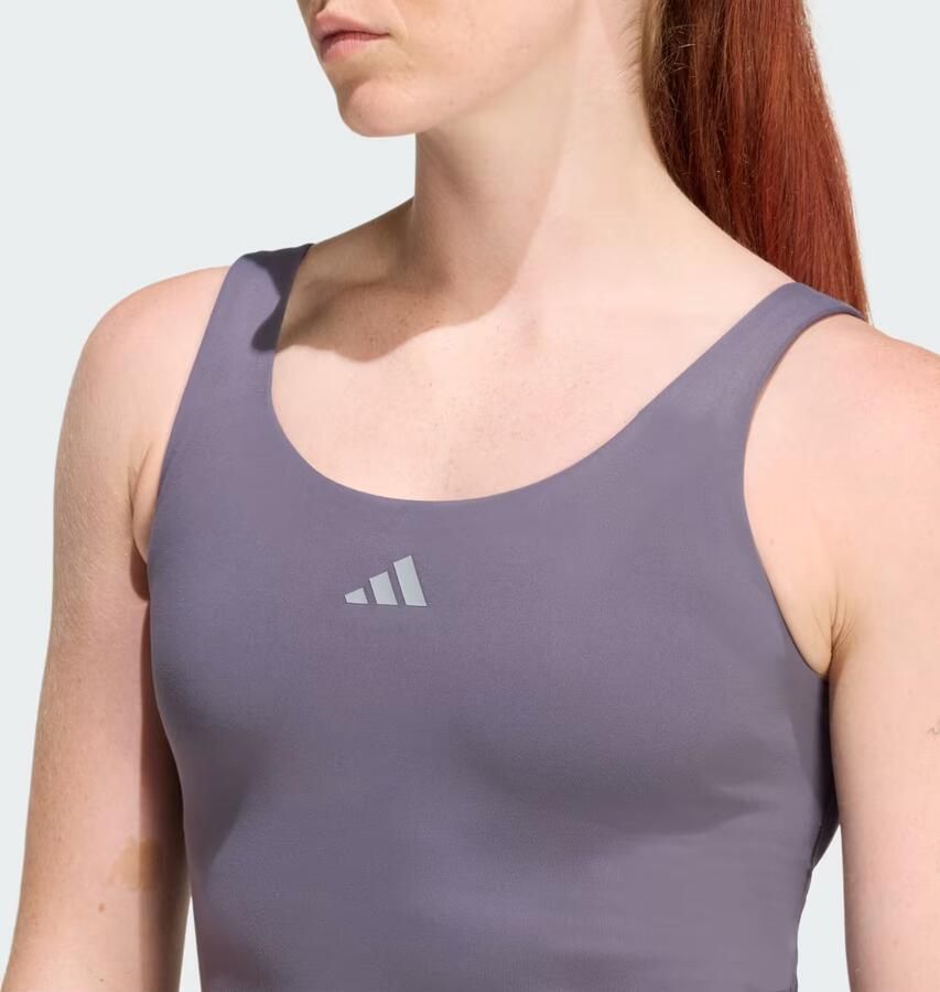 Adidas 3-Stripes Studio All Me Light Support Tanktop - Foto 3