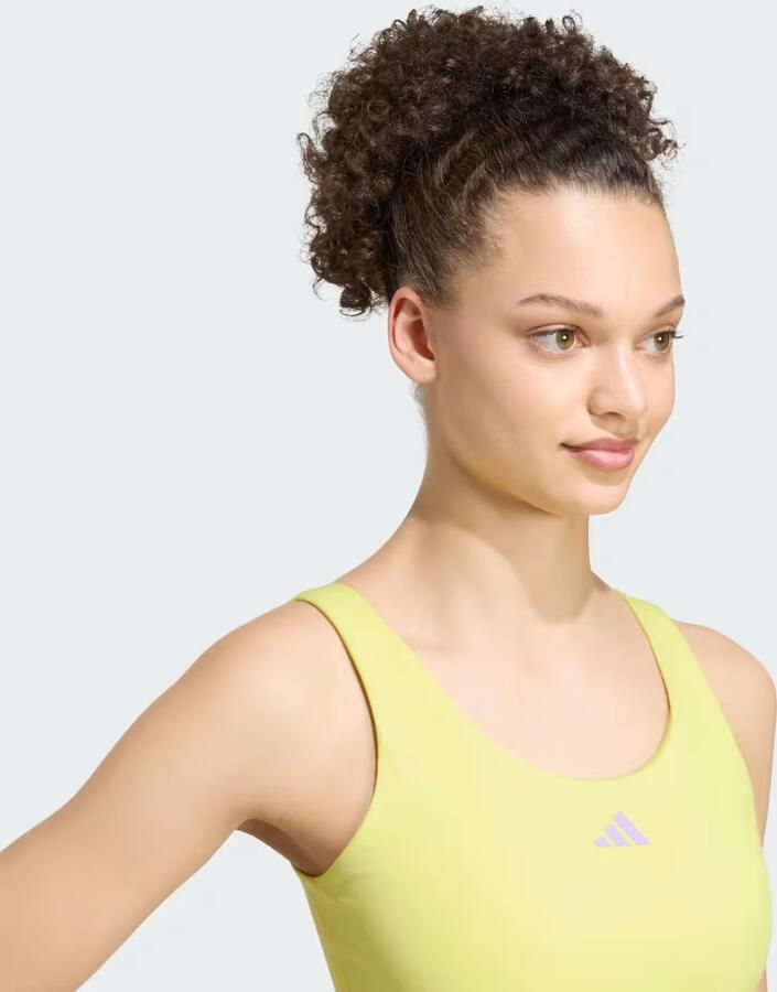 Adidas 3-Stripes Studio All Me Light Support Tanktop - Foto 3