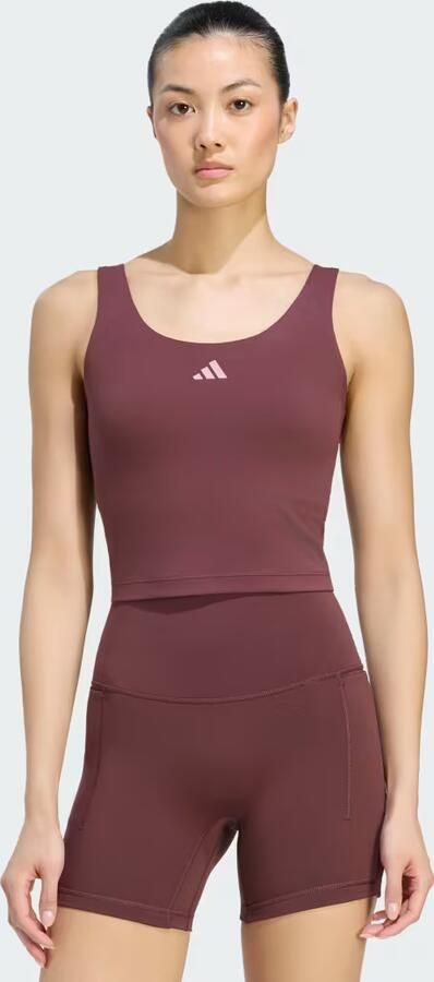 Adidas 3-Stripes Studio All Me Light Support Tanktop