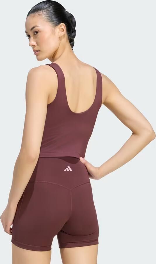 Adidas 3-Stripes Studio All Me Light Support Tanktop - Foto 6