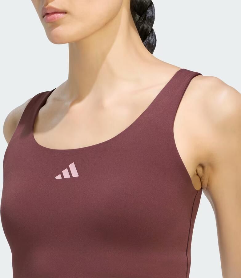 Adidas 3-Stripes Studio All Me Light Support Tanktop - Foto 2