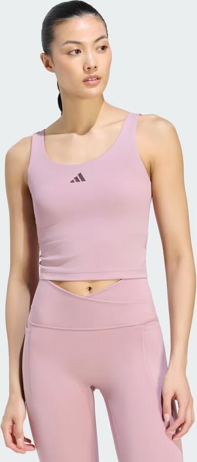 Adidas 3-Stripes Studio All Me Light Support Tanktop