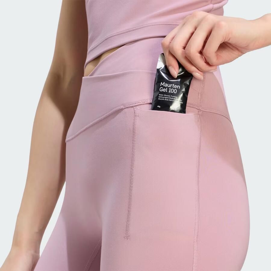 Adidas 3-Stripes Studio All Me X-over Stash Pocket Legging - Foto 3