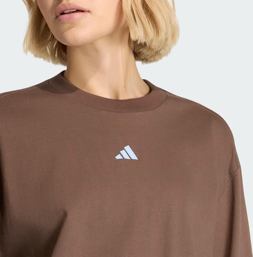 Adidas 3 STRIPES STUDIO BOYFRIEND SHIRT MET LANGE MOUWEN - Foto 2