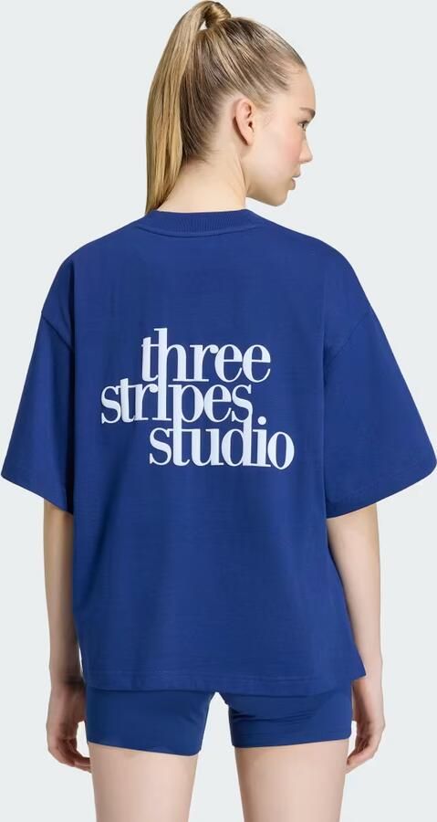 Adidas 3 STRIPES STUDIO BOYFRIEND T-SHIRT - Foto 5