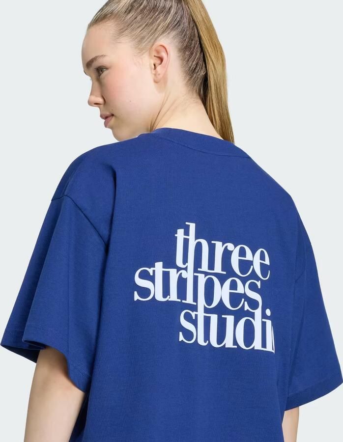 Adidas 3 STRIPES STUDIO BOYFRIEND T-SHIRT - Foto 3