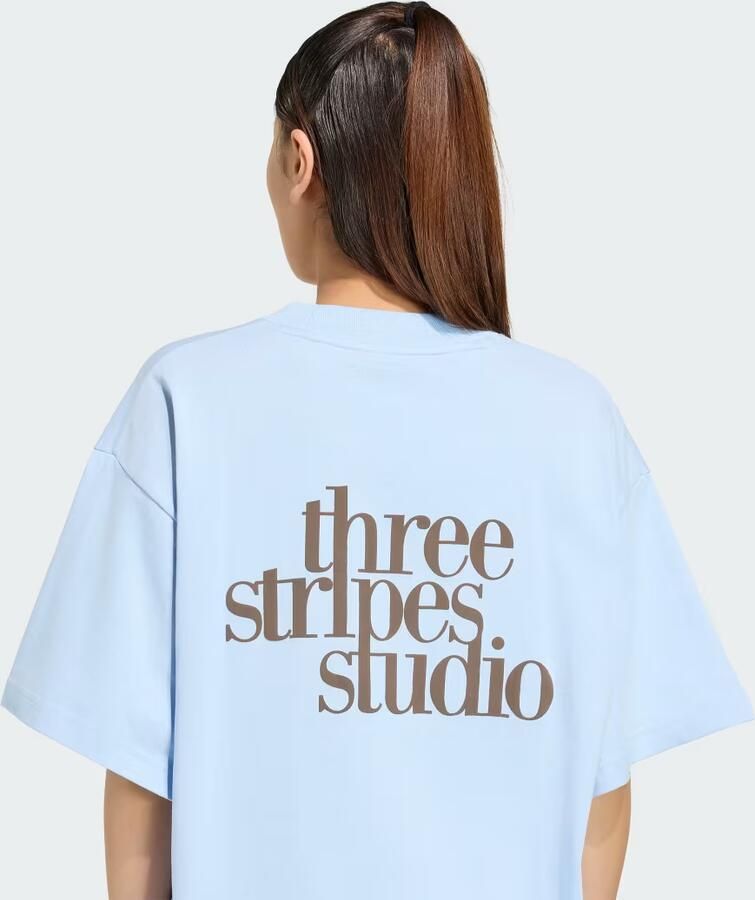 Adidas 3 STRIPES STUDIO BOYFRIEND T-SHIRT - Foto 4