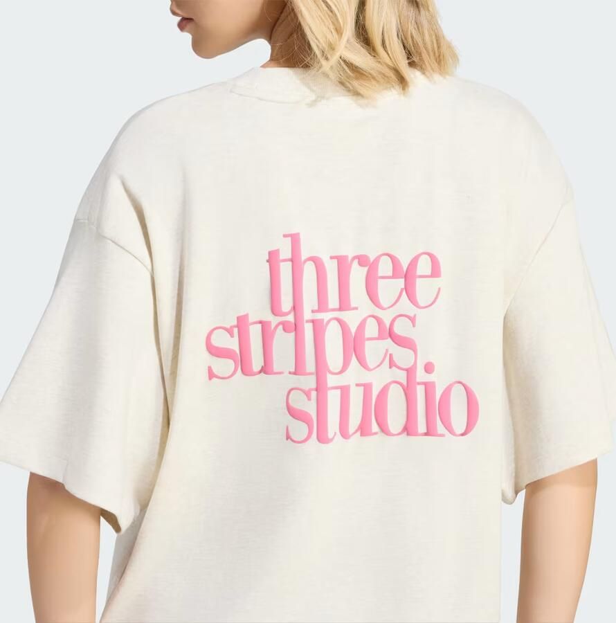 Adidas 3 STRIPES STUDIO BOYFRIEND T-SHIRT - Foto 2