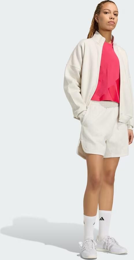 Adidas 3 Stripes Studio Fleece Loose-fit Short - Foto 5