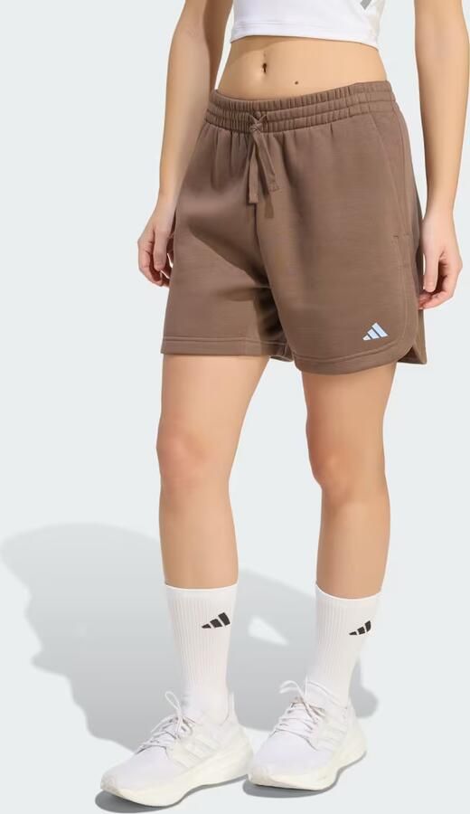 Adidas 3 Stripes Studio Fleece Loose-fit Short