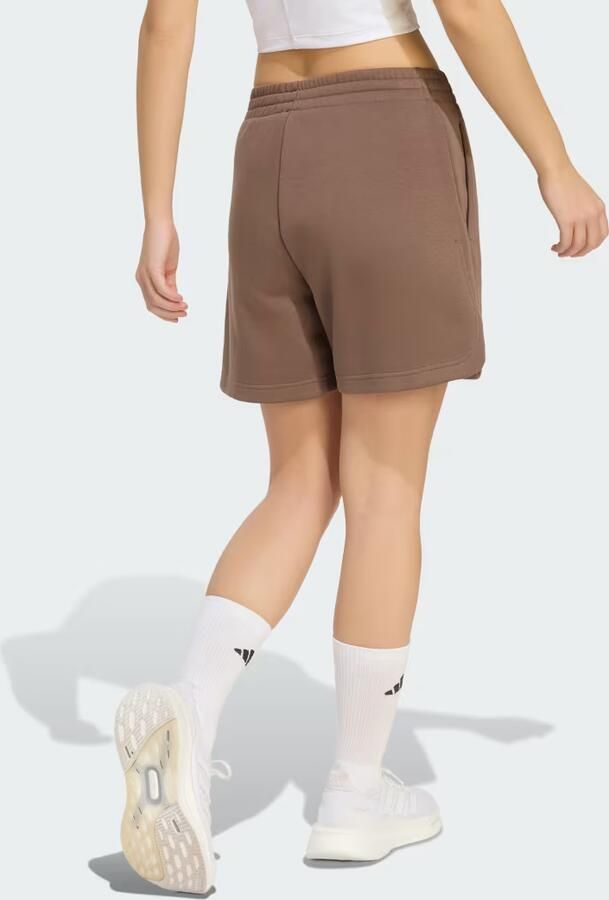 Adidas 3 Stripes Studio Fleece Loose-fit Short - Foto 5