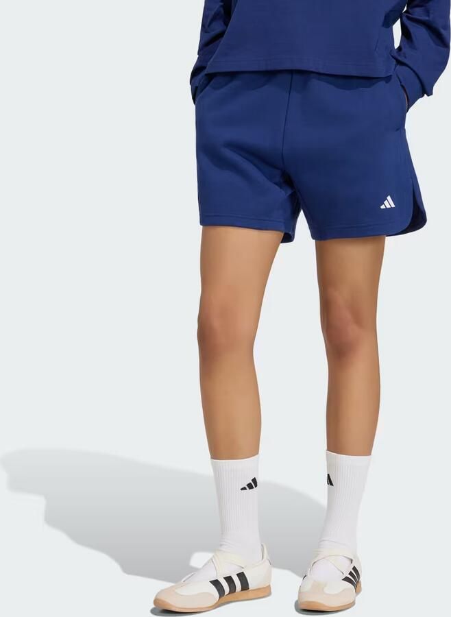 Adidas 3 Stripes Studio Fleece Loose-fit Short