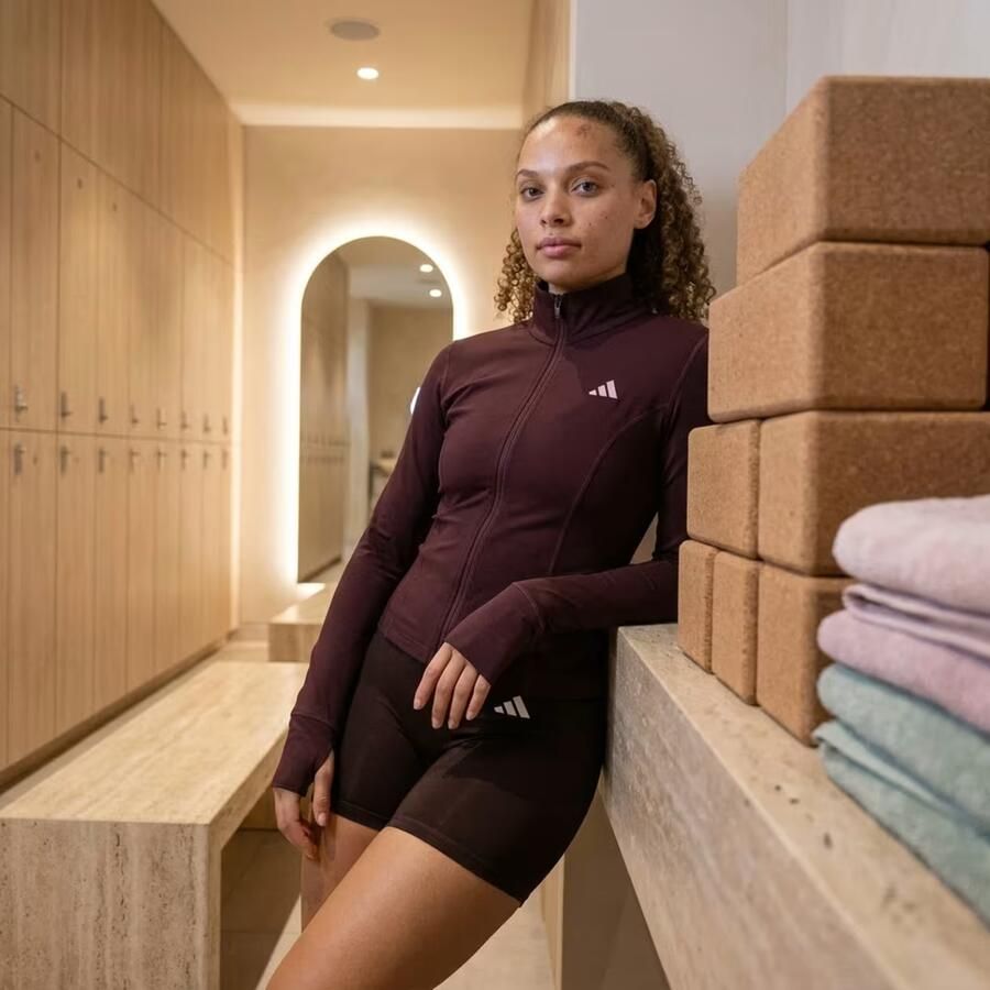 Adidas 3 STRIPES STUDIO jack met lange ritssluiting - Foto 3