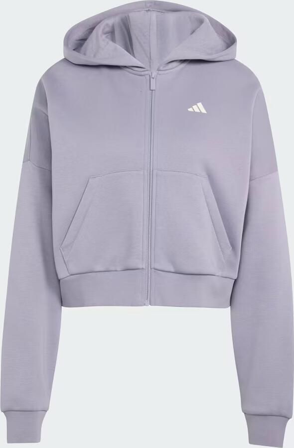 Adidas 3-Stripes Studio Sportjack met Capuchon - Foto 4