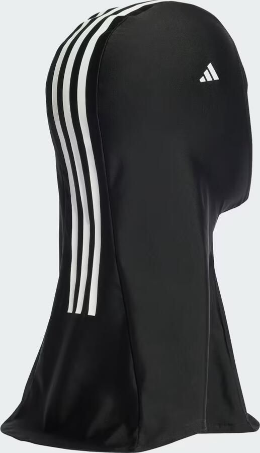 Adidas 3-Stripes Swim Hijab Zwart- Dames Zwart
