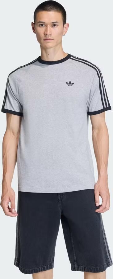 Adidas Originals Adicolor Classics 3-stripes T-shirt Grijs- Heren Grijs - Foto 5