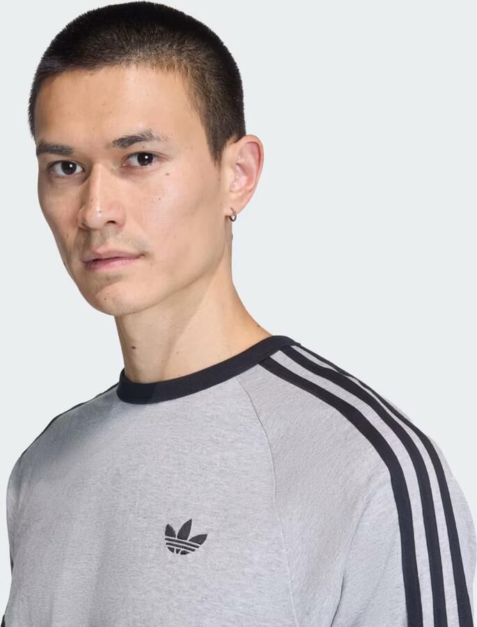 Adidas Originals Adicolor Classics 3-stripes T-shirt Grijs- Heren Grijs - Foto 3