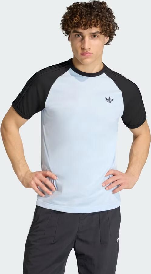 Adidas Originals Adicolor Classics 3-stripes T-shirt Blauw- Heren Blauw