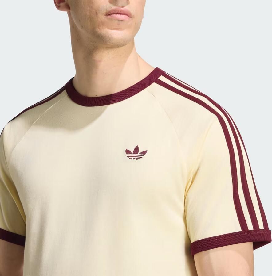 Adidas Originals Cali T-Shirt Geel- Heren Geel - Foto 3