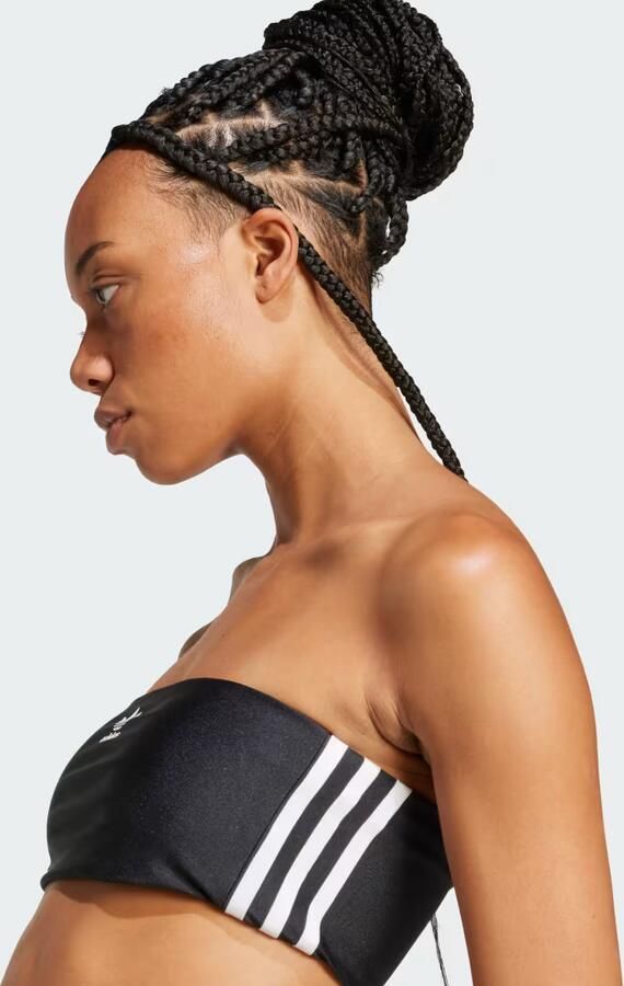 Adidas Originals 3-Stripes Tube Top Women Tops zwart Maat XS Kleding - Foto 2