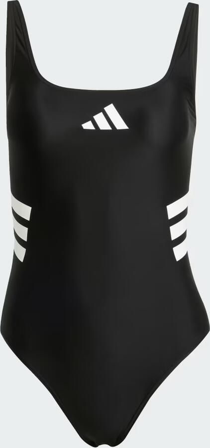 Adidas 3-Stripes U-Back Badpak Zwart- Dames Zwart - Foto 10