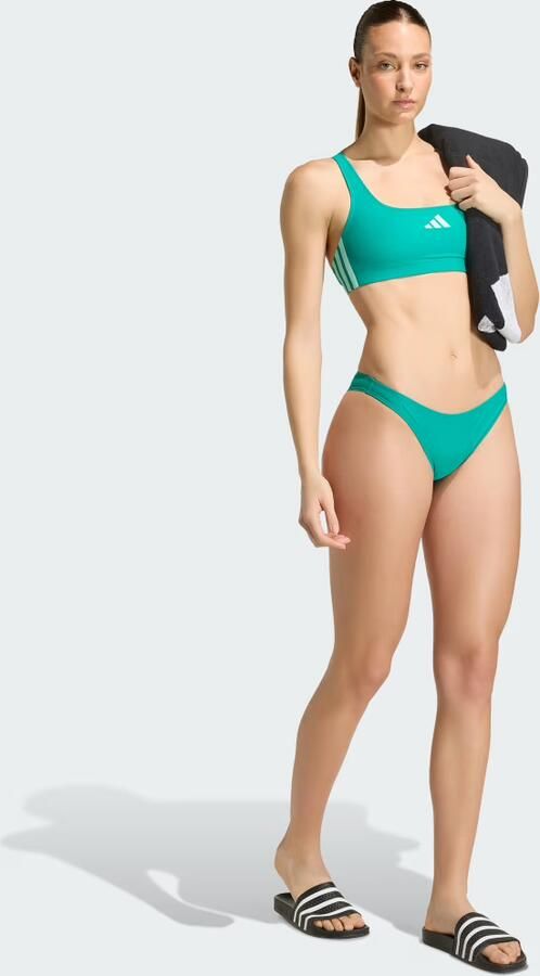 Adidas 3-Stripes V-Back Bikini - Foto 3