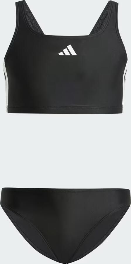Adidas 3-Stripes V-Back Bikini Kids Zwart Kind Zwart - Foto 6