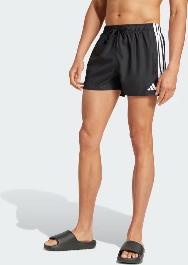Adidas 3-Stripes Zwemshort 3-inch Zwart- Heren Zwart - Foto 8