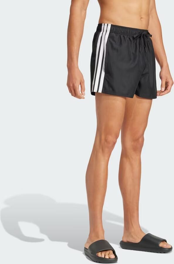 Adidas 3-Stripes Zwemshort 3-inch Zwart- Heren Zwart - Foto 7