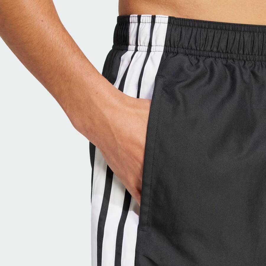 Adidas 3-Stripes Zwemshort 3-inch Zwart- Heren Zwart - Foto 4