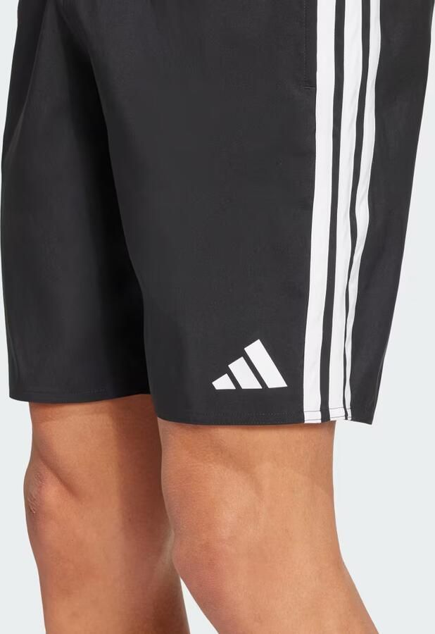 Adidas 3-Stripes Zwemshort 8-inch Zwart- Heren Zwart - Foto 4