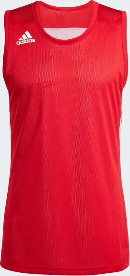 Adidas 3g speed reversible basketbaltanktop rood heren - Foto 6