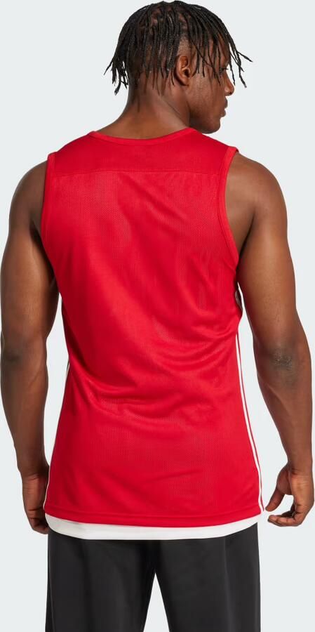 Adidas 3g speed reversible basketbaltanktop rood heren - Foto 5