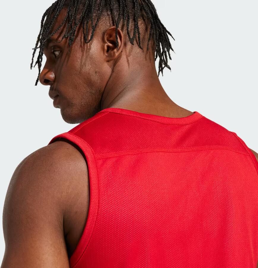 Adidas 3g speed reversible basketbaltanktop rood heren