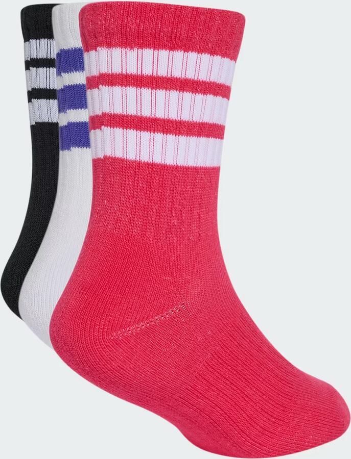 Adidas 3STRIPES GEVOERDE SPORTSWEAR SOKKEN 3 PAAR - Foto 3