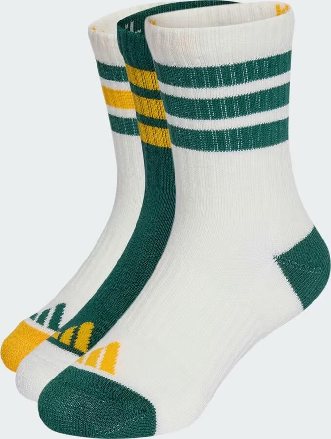 Adidas 3STRIPES GEVOERDE SPORTSWEAR SOKKEN 3 PAAR
