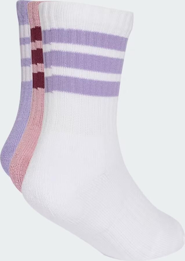 Adidas 3STRIPES GEVOERDE SPORTSWEAR SOKKEN 3 PAAR - Foto 3