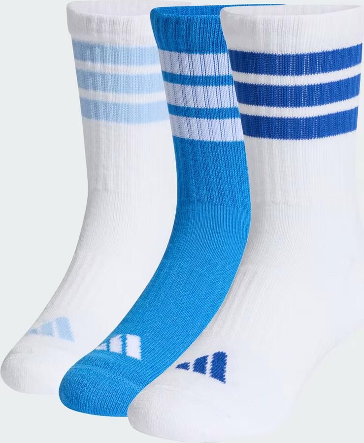 Adidas 3STRIPES GEVOERDE SPORTSWEAR SOKKEN 3 PAAR