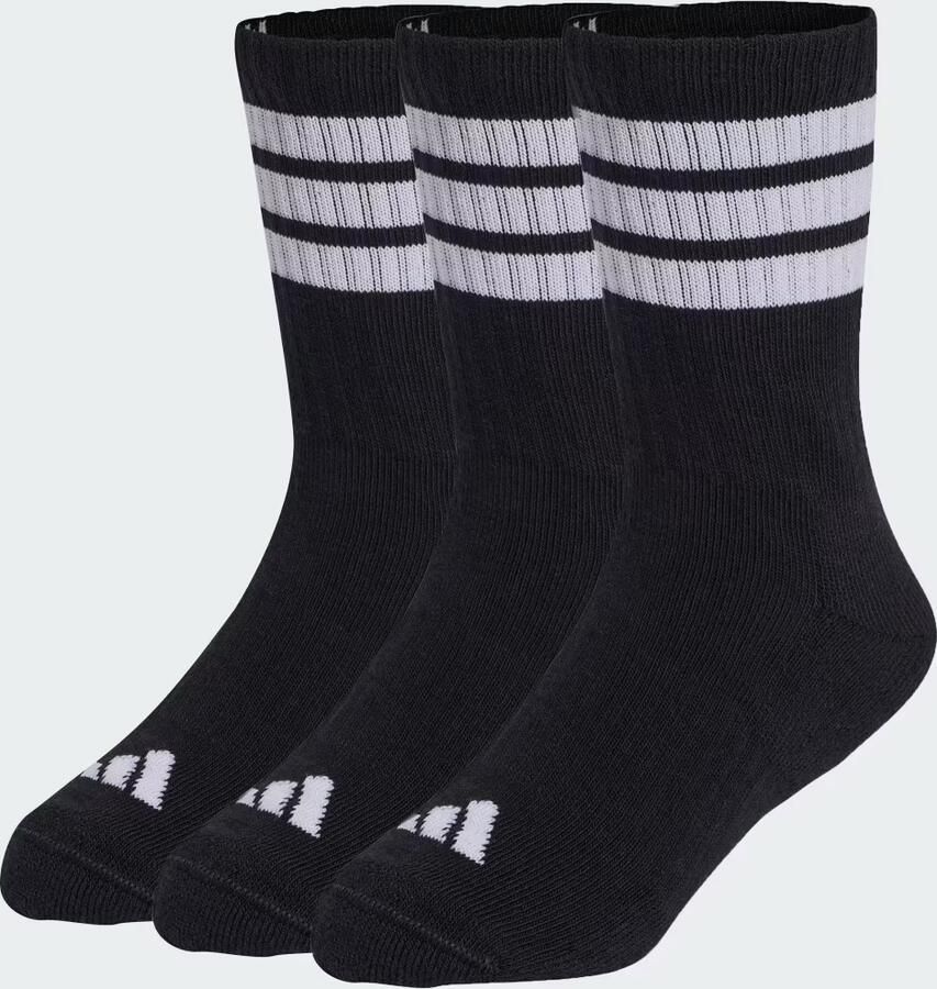 Adidas 3STRIPES GEVOERDE SPORTSWEAR SOKKEN 3 PAAR