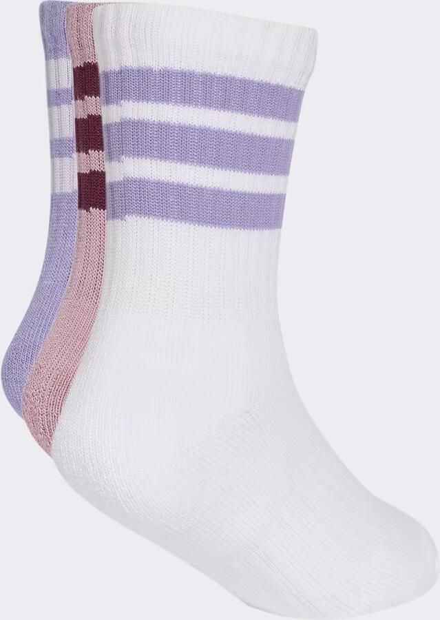 Adidas 3STRIPES GEVOERDE SPORTSWEAR SOKKEN 3 PAAR - Foto 3