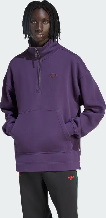 Adidas 90s ALTERNATIVE SPORT GRAPHIC FLEECE SWEATSHIRT MET HALFLANGE RITS