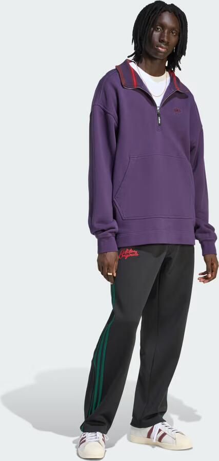 Adidas 90s ALTERNATIVE SPORT GRAPHIC FLEECE SWEATSHIRT MET HALFLANGE RITS - Foto 6