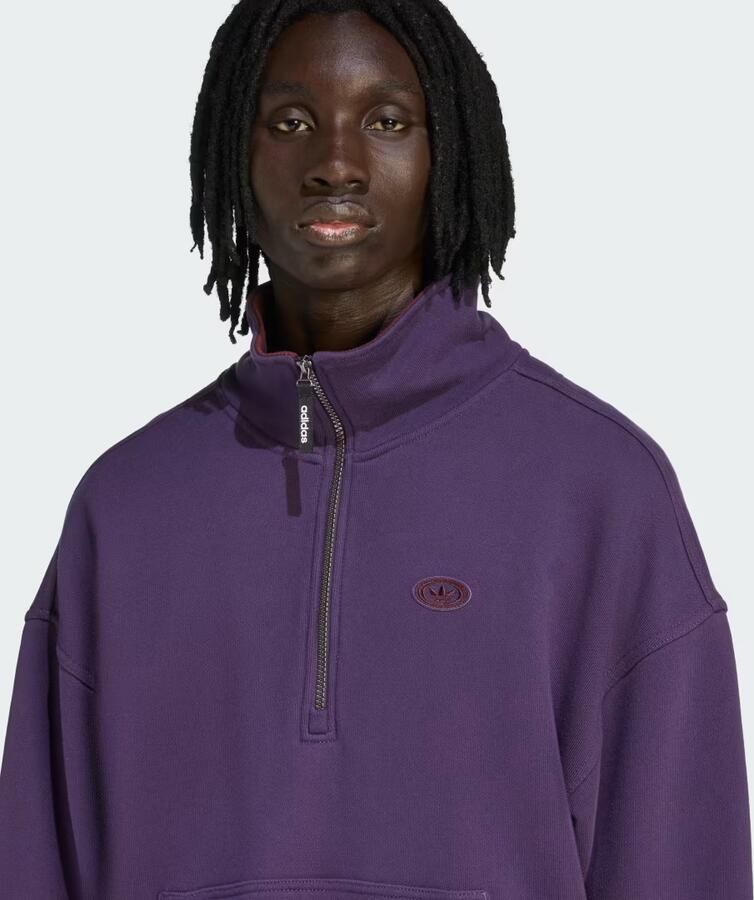 Adidas 90s ALTERNATIVE SPORT GRAPHIC FLEECE SWEATSHIRT MET HALFLANGE RITS - Foto 3