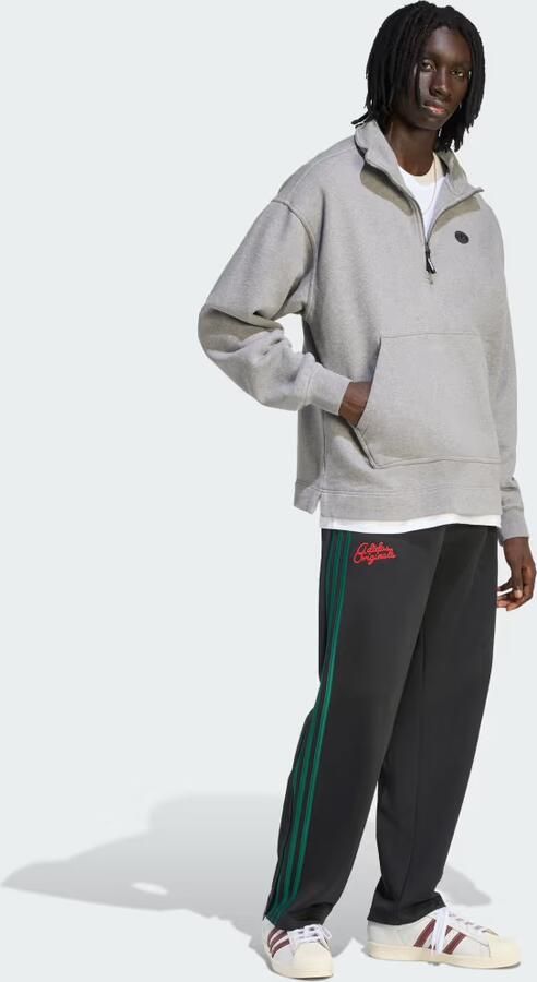 Adidas 90s ALTERNATIVE SPORT GRAPHIC FLEECE SWEATSHIRT MET HALFLANGE RITS - Foto 5